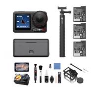 DJI Osmo Action 5 Pro Pack Aventura, cámara Deportiva, Sensor 1/1.3", batería Aumentada a 12 h con 3 baterías, estabilización, 2 Pantallas táctiles OLED (5 Pro Adventure Combo Bundle-2)