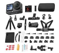 DJI Osmo Action 6 Combo Bundle, 1/1,1 ″ Sensor cuadrado, apertura variable de f/2,0-f/4,0, Action Cam 8K, batería de 4 horas para Vlogs, viajes, exteriores (58 accesorios y dos baterías)