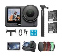DJI Osmo Action 6 Pack Captura Más, cámara acción 8K múltiples escenarios | Sensor cuadrado de 1/1.1″, apertura variable, diseño resistente al frío, batería de 4 horas, con brazo extensible de 1.5 m