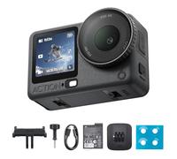 DJI Osmo Action 6 Pack Esencial, cámara de acción con Sensor Cuadrado de 1/1.1 Pulgadas, Apertura Variable, Resistente al frío, batería de 4 Horas, cámara de acción 4K Ideal para Uso Diario