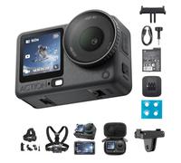 DJI Osmo Action 6 Pack Estándar, cámara acción 8K para Senderismo | Diseño resistente al frío, sensor cuadrado 1/1,1″, apertura variable f/2.0-f/4.0, batería 4 horas para excursiones
