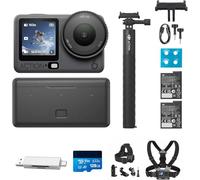 DJI Osmo Action 6 Pack Mejorado Bundle, cámara de acción con Sensor Cuadrado de 1/1.1 Pulgadas, Apertura Variable, Mayor duración de la batería, cámara de acción 8K grabaciones al Aire Libre