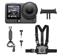 DJI Osmo Action 6 Pack para Ciclismo de Montaña/Motociclismo, cámara de acción 8K para Ciclistas, Sensor Cuadrado de 1/1.1 Pulgadas, FOV de 155°, batería de 4 Horas, Ideal para Aventuras de Ciclismo