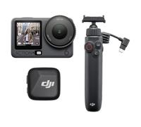 DJI Osmo Action 6 Pack para Vlogs, cámara de acción para Vloggers con asa de batería bidireccional y el transmisor Mic Mini, Sensor de 1/1.1″, Apertura Variable, cámara de acción 8K para vlogging