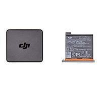 DJI Osmo Action Part 1 - Batería para Cámara DJI Osmo Action, Capacidad Máxima 1300 mAh, Instalación Fácil y Rápida, Caja de Contenedores para Baterías y Tarjeta MicroSD
