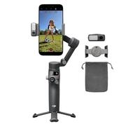 DJI Osmo Mobile 8 Estabilizador para teléfonos, Pack Seguimiento Avanzado, Seguimiento Nativo por IA con Audio e iluminación, rotación panorámica de 360°, Brazo Extensible y trípode