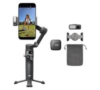 DJI Osmo Mobile 8 + Mic Mini transmisor (Infinity Black), estabilizador de cardán para Smartphone, micrófono inalámbrico, Audio Rico en Detalles, dji OsmoAudio, cancelación Activa de Ruido