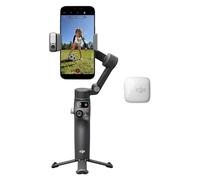 DJI Osmo Mobile 8 + Transmisor Mini (Arctic White), estabilizador para Smartphones, micrófono inalámbrico, Audio Lleno de Detalles, DJI OsmoAudio, cancelación Activa de Ruido