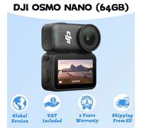 DJI OSMO NANO Videocámaras deportivas ligeras con sensor de 1/1.3″, 143 ° lente gran angular-ideal para ciclismo, correr y vlogging DJI OSMO NANO