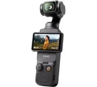 DJI Osmo Pocket 3 - cámara con CMOS 1'' y vídeo 4K/120 fps, estabilización en 3 Ejes, Enfoque rápido, Seguimiento de Caras/Objetivos, Pantalla táctil giratoria de 2", cámara de vídeo pequeña