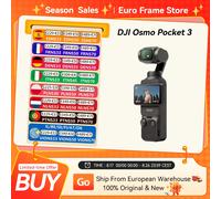 DJI Osmo Pocket 3, Cámara Estabilizadora de Mano Portátil con Gimbal de 3 Ejes, 4K60FPS, CMOS de 1 Pulgada, Zoom 2X, Cámara de Video para Vlog, Viajes al Aire Libre y Transmisión en Vivo Osmo Pocket 3