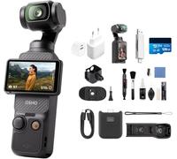 DJI Osmo Pocket 3 Multi-Functional Bundle, cámara con CMOS 1'' y vídeo 4K/120 fps, estabilización en 3 Ejes, Enfoque rápido, Seguimiento de Caras/Objetivos, Pantalla táctil giratoria de 2"
