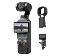 DJI Osmo Pocket 4 con funda, cámara de vlog de cardán de bolsillo, 1" CMOS y 4K/240 fps, estabilización de 3 ejes, zoom sin pérdidas 2x, rango dinámico de 14 niveles para vlogging, selfies y viajes