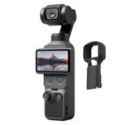 DJI Osmo Pocket 4 Essential Combo Bundle - Cámara de bolsillo para vlog, protección de lente, cardán y protección de pantalla, estabilización de 3 ejes, memoria integrada de 107 GB para vlogging