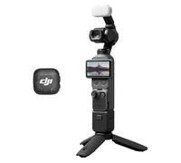 DJI Osmo Pocket 4 Pack para Creadores, cámara para videovlogs de Bolsillo con estabilizador, estabilización de 3 Ejes, 1″ CMOS y 4K/240 fps, Zoom 2× sin pérdidas, 107 GB integrierter Speicher