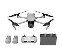 DJI Pack Air 3 Vuela Más con control remoto RC-N2, dron con cámara 4K HDR para adultos, doble cámara con gran angular y teleobjetivo medio, 46 min de tiempo máx. de vuelo, dos baterías adicionales