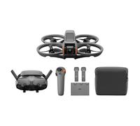DJI Pack Avata 2 Vuela Más (3 baterías), dron FPV con cámara 4K, Acrobacias con un Toque, Protector de hélices Integrado, dron con cámara con Goggles 3 y RC Motion 3