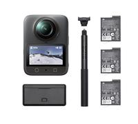 DJI Pack Aventura Osmo 360, cámara 360 con Imagen 360° de 1 Pulgada, Vida útil de batería extendida con 3 baterías, Video 360° en 8K Nativo, cámara de acción para Deportes, vlog