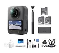 DJI Pack Aventura Osmo 360, cámara 360 con Imagen 360° de 1 Pulgada, Vida útil de batería extendida con 3 baterías, Video 360° en 8K Nativo, cámara de acción para Deportes, vlog
