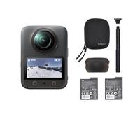 DJI Pack Esencial Osmo 360, cámara 360 con Imagen 360° de 1 Pulgada, Video 360° en 8K Nativo, Video 4K/120 fps y 170° Boost, Kit de Palo de Selfie Invisible de 1.2 m, batería extendida con 2 baterías