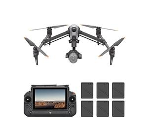 DJI - Pack estándar Inspire 3, ProRes Raw/CDNG 8K de fotograma Completo, cámara FPV Ultra Gran Angular de visión Nocturna de 1/1.8", Doble configuración de la Estructura, transmisión de vídeo O3 Pro