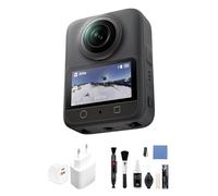 DJI Pack Estándar Osmo 360, cámara 360 con Imagen 360° de 1 Pulgada, Video 360° en 8K Nativo, Foto 360° de 120 MP, grabación 8K de 100 min, Sumergible, cámara de acción para Deportes, vlog