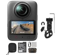 DJI Pack Estándar Osmo 360 II, cámara 8K 360° | Imágenes 360° nativas HDR en 8K/60 fps, potencia 4 en 1, 105 GB de memoria interna, rango dinámico de 14.5 pasos