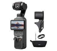 DJI Pack Estándar Osmo Pocket 4, cámara para videovlogs de Bolsillo con estabilizador, 1″ CMOS y 4K/240 fps, estabilización de 3 Ejes, Almacenamiento Interno de 107 GB, videocámara para fotografía