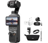 DJI Pack Estándar Osmo Pocket 4 Standard Combo Bundle, cámara para videovlogs de Bolsillo con estabilizador, 1″ CMOS y 4K/240 fps, estabilización de 3 Ejes, videocámara para fotografía