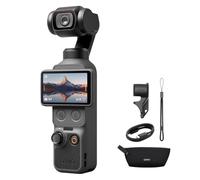 DJI Pack Estándar Osmo Pocket 4, cámara para videovlogs de Bolsillo con estabilizador, 1″ CMOS y 4K/240 fps, estabilización de 3 Ejes, Almacenamiento Interno de 107 GB, videocámara para fotografía