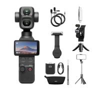 DJI Pack Estándar Osmo Pocket 4P, cámara para Vlogs 4K de Doble Objetivo