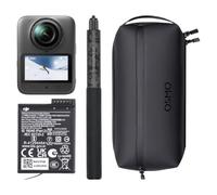 DJI Pack Explorer Osmo 360 II, cámara 8K 360° | Imágenes 360° nativas HDR en 8K/60 fps, 105GB, rango dinámico 14.5 pasos, Supernoche IA 2.0, palo selfie invisible de 1 m
