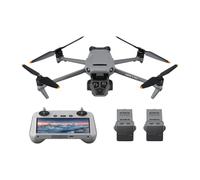 DJI - Pack Mavic 3 Pro Vuela Más con RC (control remoto con pantalla), dron insignia de tres cámaras con cámara Hasselblad con CMOS 4/3, transmisión de vídeo HD a 15 km, tres baterías