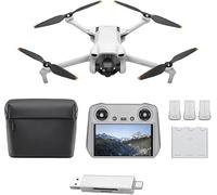 DJI Pack Mini 3 Vuela Más (RC) - Dron Mini con cámara ligero y plegable con vídeo 4K HDR, 38 min de tiempo de vuelo, Grabación vertical y funciones inteligentes, Color Gris