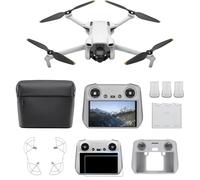 DJI Pack Mini 3 Vuela Más (RC) - Dron Mini con cámara ligero y plegable con vídeo 4K HDR, 38 min de tiempo de vuelo, Grabación vertical y funciones inteligentes, Color Gris