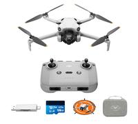 DJI Pack Mini 4 Pro (DJI RC-N2) con accesorios, dron mini plegable con cámara de vídeo 4K HDR, menos de 249 g, 34 min de tiempo de vuelo, distancia máx. de transmisión de vídeo de 20 km, C0, Gris