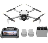 DJI Pack Mini 4 Pro Vuela Más con DJI RC 2 (control remoto pantalla), drones camara 4k, menos de 249 g, 34 min tiempo vuelo, 2 baterías adicionales, C0