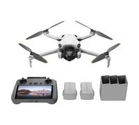 DJI Pack Mini 4 Pro Vuela Más con DJI RC 2 (control remoto pantalla), drones camara 4k, menos de 249 g, 34 min tiempo vuelo, 2 baterías adicionales, C0