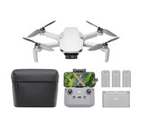 DJI Pack Mini 4K Vuela Más, dron con cámara 4K UHD para adultos, menos de 249 g, estabilización en 3 ejes, transmisión de vídeo a 10 km, regreso automático, 3 baterías para un tiempo máx - 93min, C0