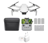 DJI Pack Mini 4K Vuela Más, dron con cámara 4K UHD para adultos, menos de 249 g, estabilización en 3 ejes, transmisión de vídeo a 10 km, regreso automático, 3 baterías para un tiempo máx - 93min, C0