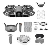 DJI Pack Neo 2 Motion Vuela Más con RC Motion 3 y Goggles N3, transmisión estable con transceptor digital, dron 4K para principiantes, vuelo FPV, 3 baterías y enchufe europeo