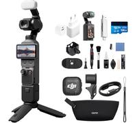 DJI Pack para Creadores Osmo Pocket 4 Bundle, cámara para videovlogs de Bolsillo con estabilizador, 1″ CMOS y 4K/240 fps (Paquete de Accesorios múltiples)