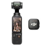 DJI Pack para vlog Osmo Pocket 3 (Mic 3), cámara para Vlogs 4K/120 fps, estabilización de 3 Ejes, Seguimiento de Rostro/Objeto, Enfoque rápido, micrófono inalámbrico para iPhone/cámara/Android