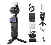 DJI Pack para Vlogs Osmo Pocket 4P, cámara Dos Objetivos, Tomas de Cine 4K