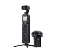 DJI Pocket 2 Combo - Cámara 4K con Estabilización en 3 Ejes, Vlog, Video UHD, Foto de Resolución de 64 MP, 1/1.7” CMOS, HDR, Reducción del Ruido, Timelapse, Slow Motion, Sin Tarjeta, Sin Extensor Rod