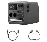 DJI Power 1000 Mini Estación de energía portátil, Batería LFP de 1008 Wh, tamaño compacto, salida máxima de 1000 W, energía de coche, cable SDC a toma de coche (12V), acampadas, viajes por carretera