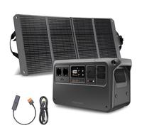 DJI Power 1000 V2 Bundle estación de alimentación portátil, batería LFP de 1024 Wh, salida estable de 2600 W, carga de 0% a 80% en 37 minutos, generador eléctrico para casa, autocaravana