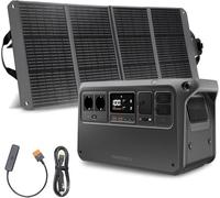 DJI Power 1000 V2 Bundle estación de alimentación portátil, batería LFP de 1024 Wh, salida estable de 2600 W, carga de 0% a 80% en 37 minutos, generador eléctrico para casa, autocaravana