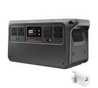 DJI Power 1000 V2 Estación de energía portátil, Batería LFP de 1024 Wh, Salida de 2600 W, Recarga del 0% al 80% en 37 minutos, Generador eléctrico para el hogar (con enchufe de 30 W incluido)