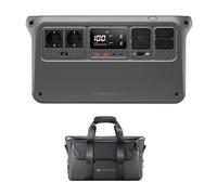 DJI Power 1000V2 - Estación de energía portátil de 1024 Wh, 2600 W, con bolsa oficial DJI, generador eléctrico para camping, hogar, autocaravana.